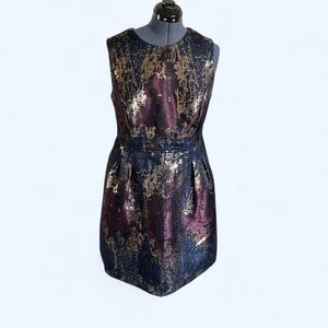 Elegant Multicolor Sleeveless Cocktail Dress